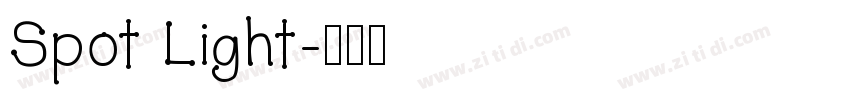 Spot Light字体转换